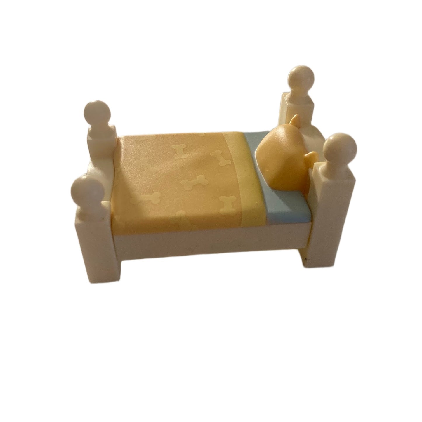 Bluey Family & Friends Action Figure Accessories Bedroom YELLOW BED Replacement