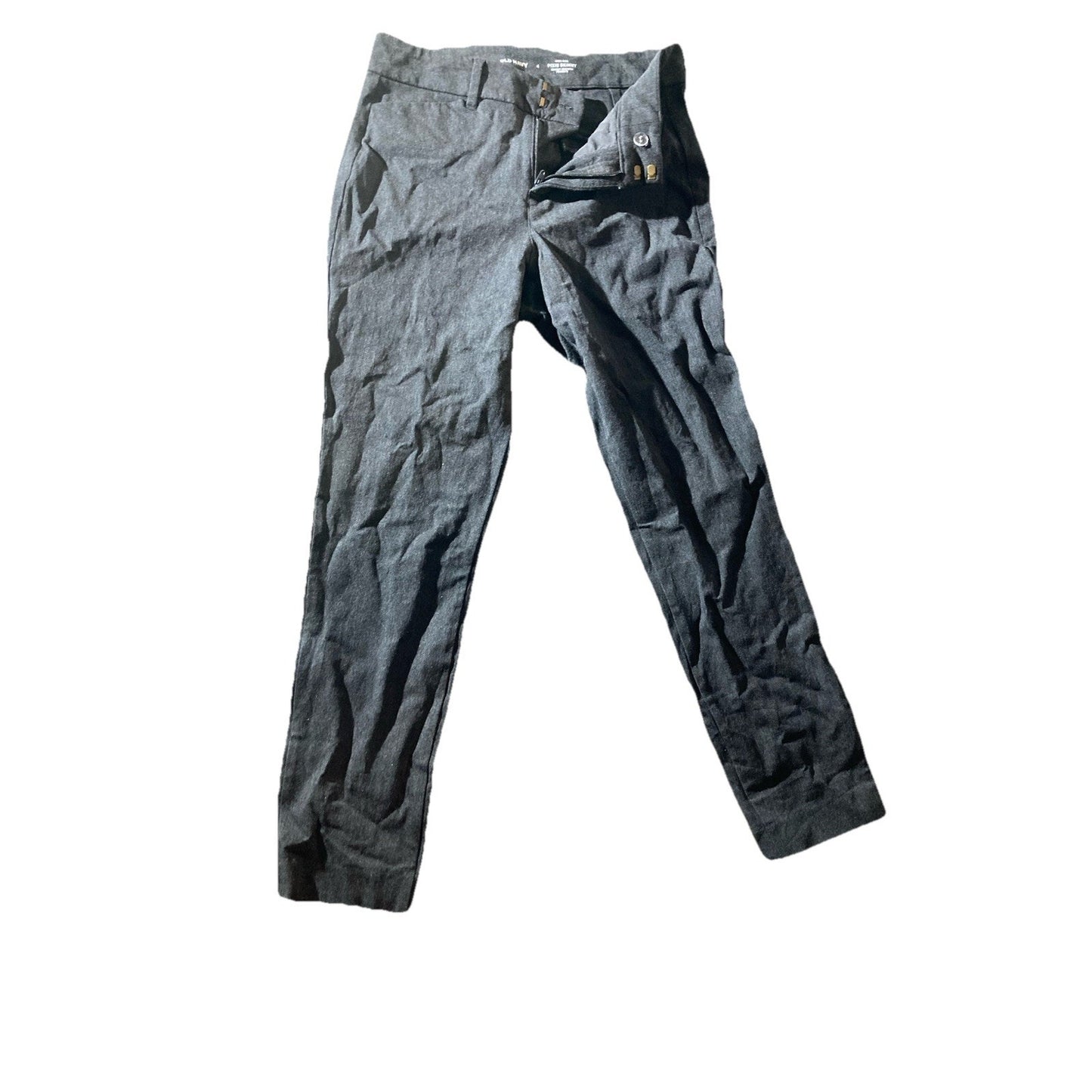 Old Navy Mid-Rise Gray Pixie Pants Womens Size 4