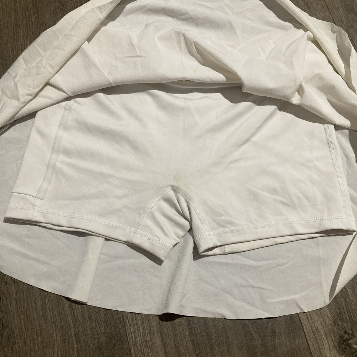 Nike Women Court Dri-FIT Club Flex White Pleated Tennis Skirt Skort Size Medium