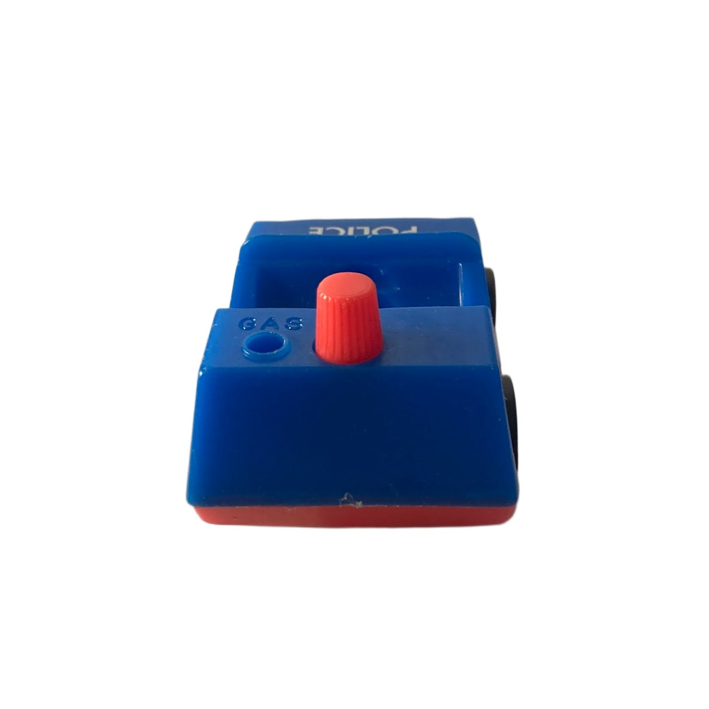Fisher Price Little People Vintage Red & Blue Police Man Policeman Car Vehicle