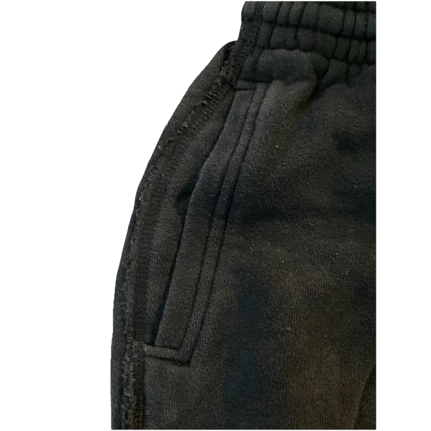 Aerie Fleece Jogger Sweatpants Women's Size XS Black Pants Comfort With Pockets