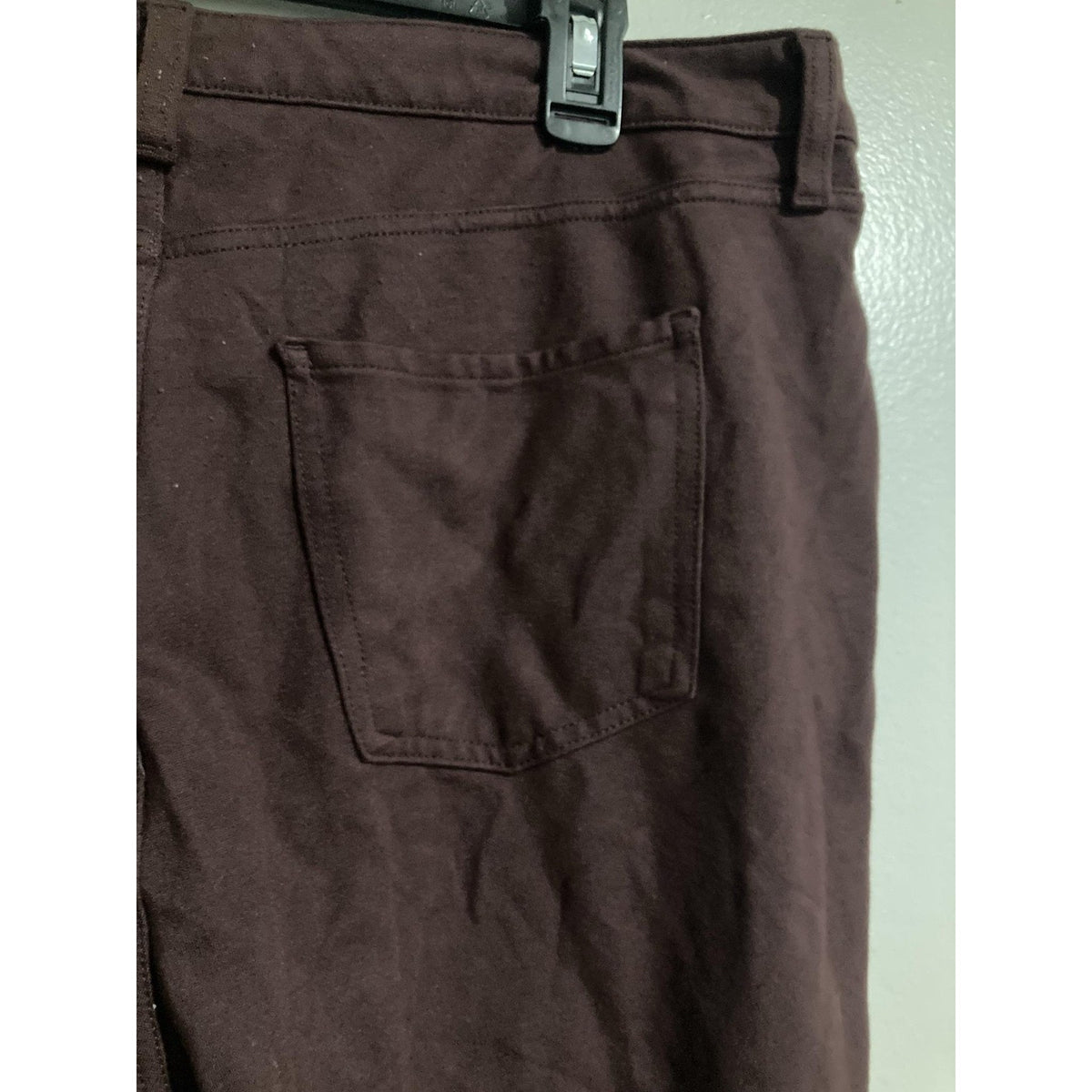 LC Lauren Conrad Pants Womens 1X Purple Jegging Skinny Stretch Knit Casual