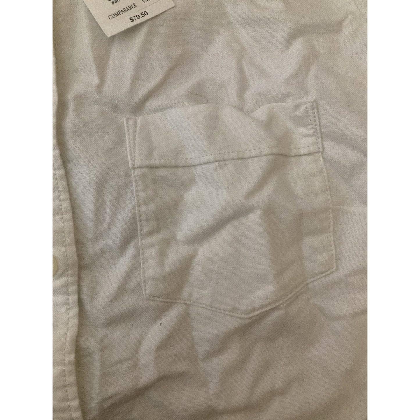 NWT J Crew Womens Shirt Size XS Button-Down White 100% Cotton Long Sleeve Solid