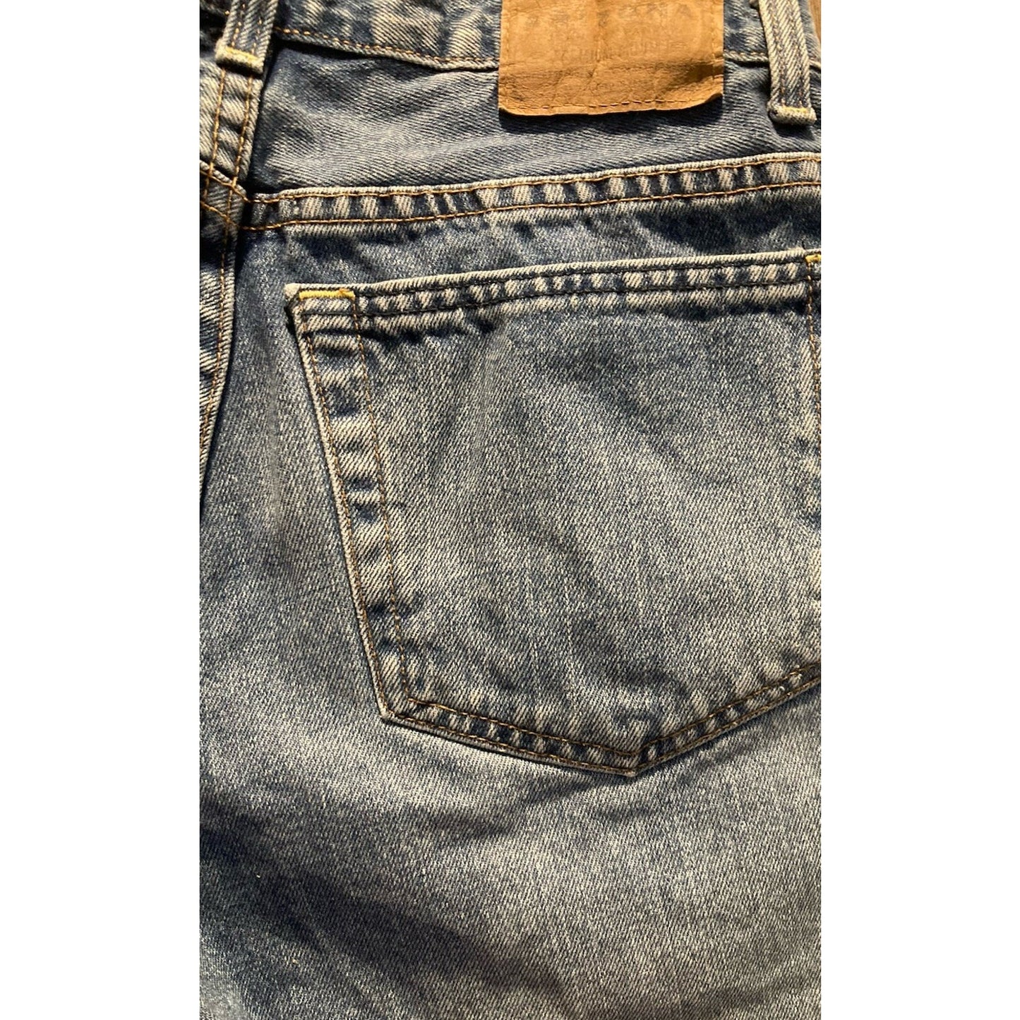 Arizona Cutoff Shorts Jorts Mens Womens Jean Shorts Size 32 5 Denim Fringe