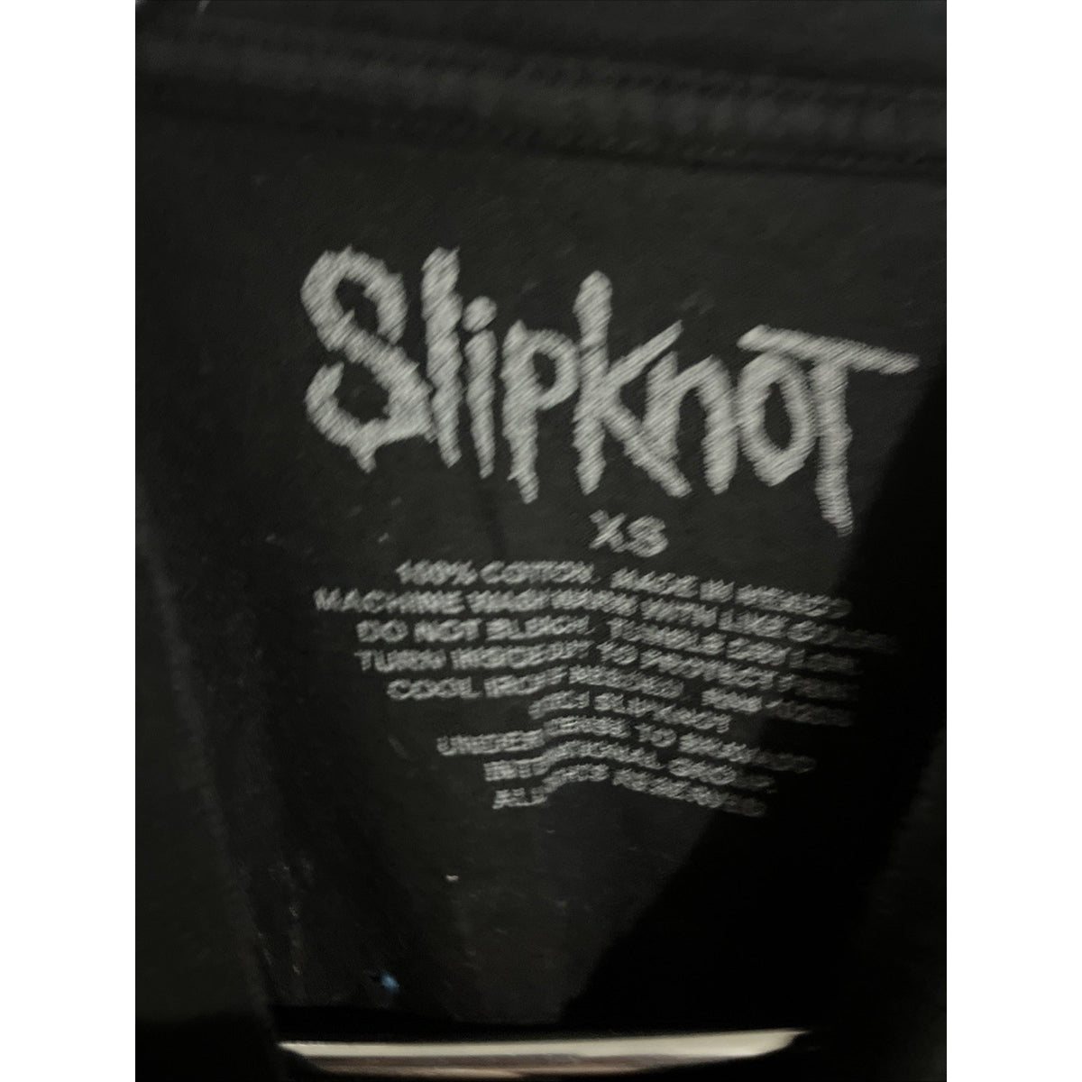 Slipknot Subliminal Verses World Tour 2005 Black Rock Metal Band T-Shirt Size XS