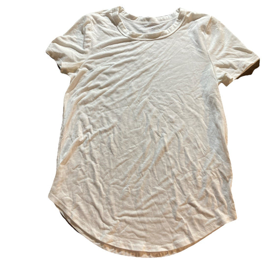 SO Favorite Crew Scoop Neck Short Pullover White Size XS Women’s