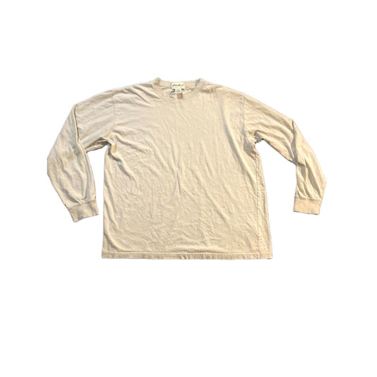 Vintage Eddie Bauer Long Sleeve Shirt Large 100% Cotton Made In USA 90s Y2K