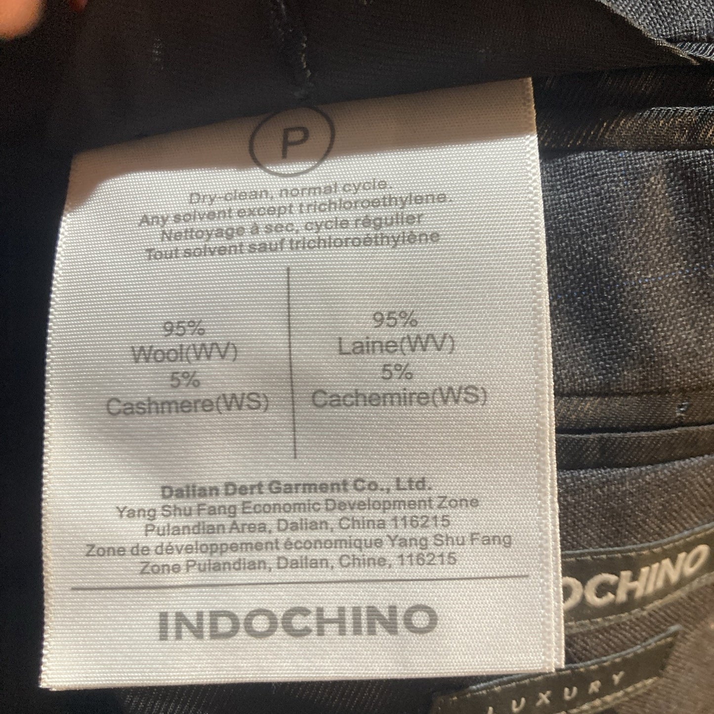 NWT FLAWS Indochino Blazer Men Black Jacket Wool Cashmere Luxury Made to Measure
