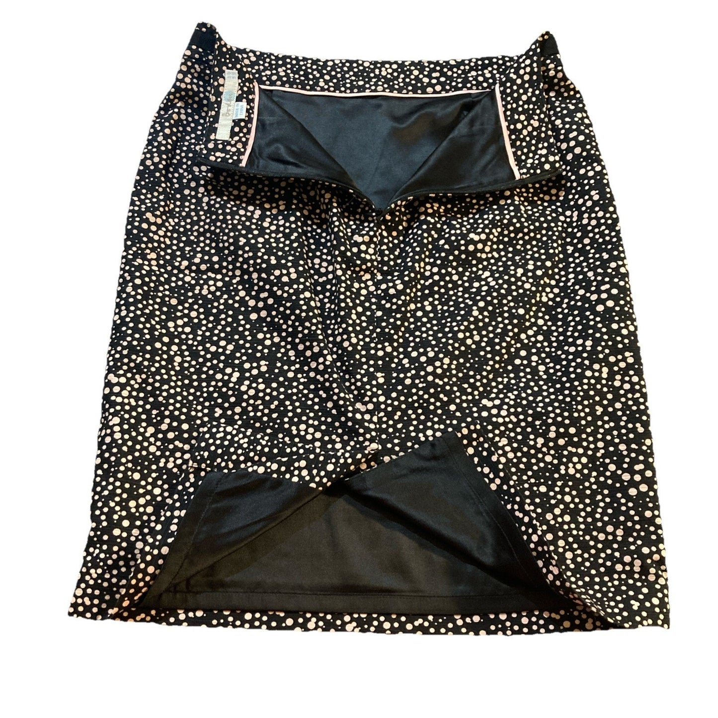Boden Pink Dot Pencil Skirt Size 4 Y2K Preppy