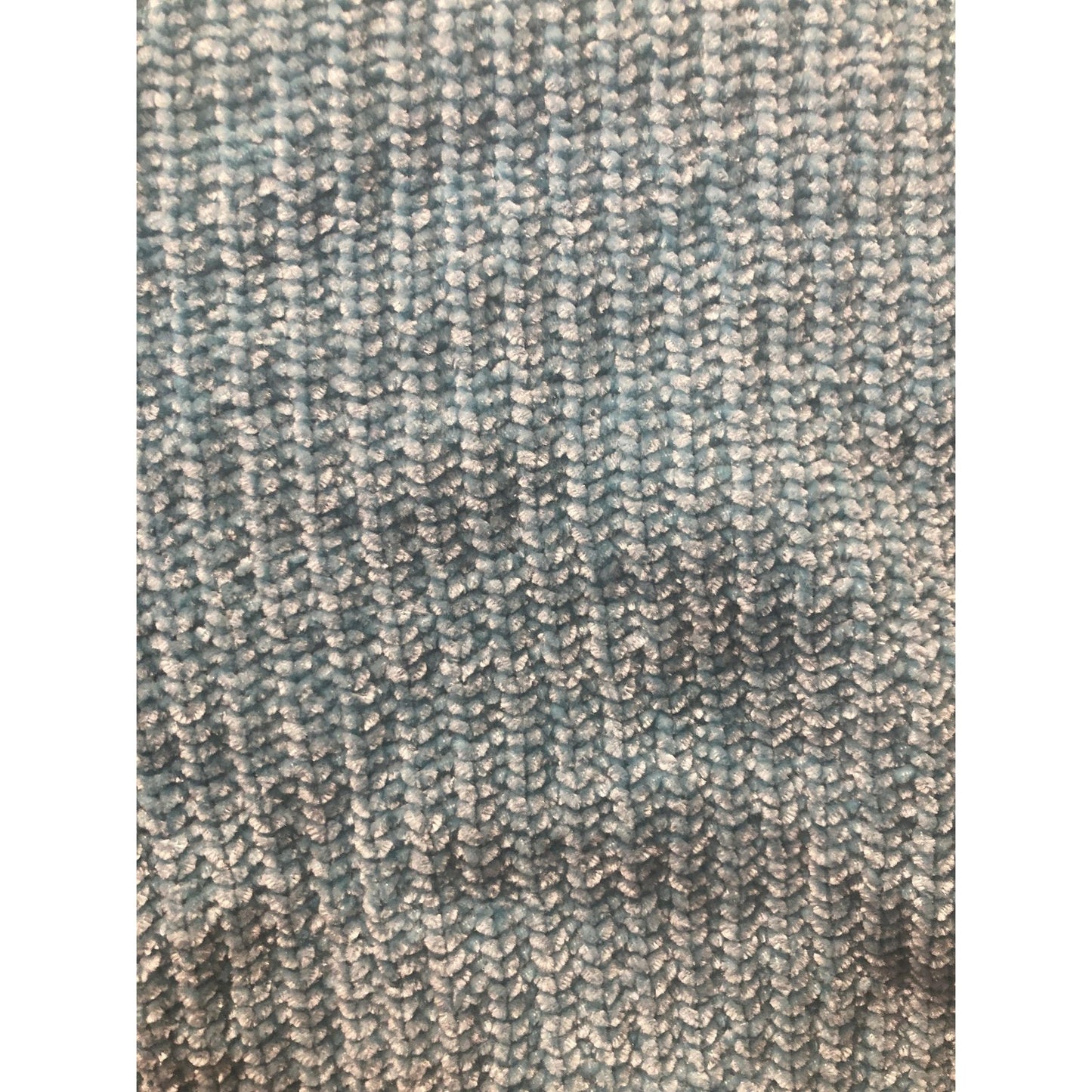 Double Zero Sweater Womens M Blue Chenille V Neck Dolman Sleeve Knit Pullover