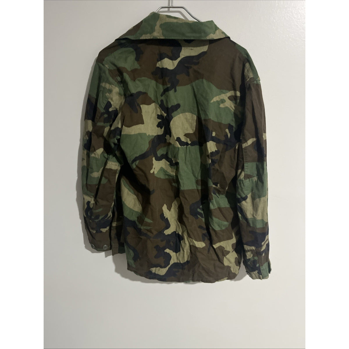 US Military Woodland BDU Combat Coat Jacket Medium Regular Ripstop Selma USA