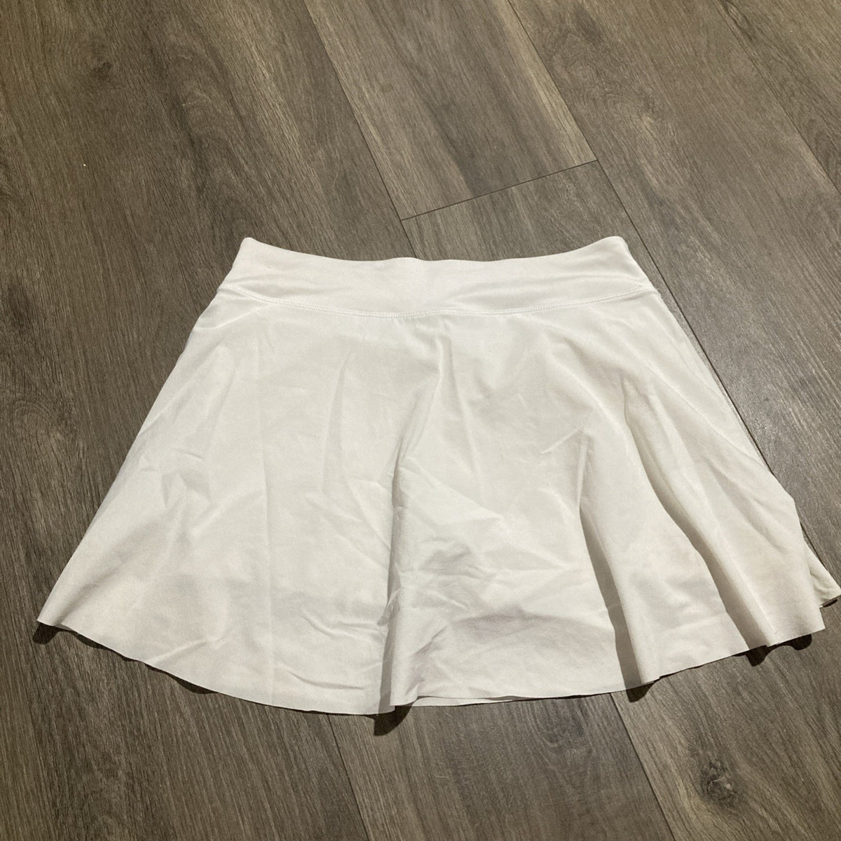Nike Women Court Dri-FIT Club Flex White Pleated Tennis Skirt Skort Size Medium