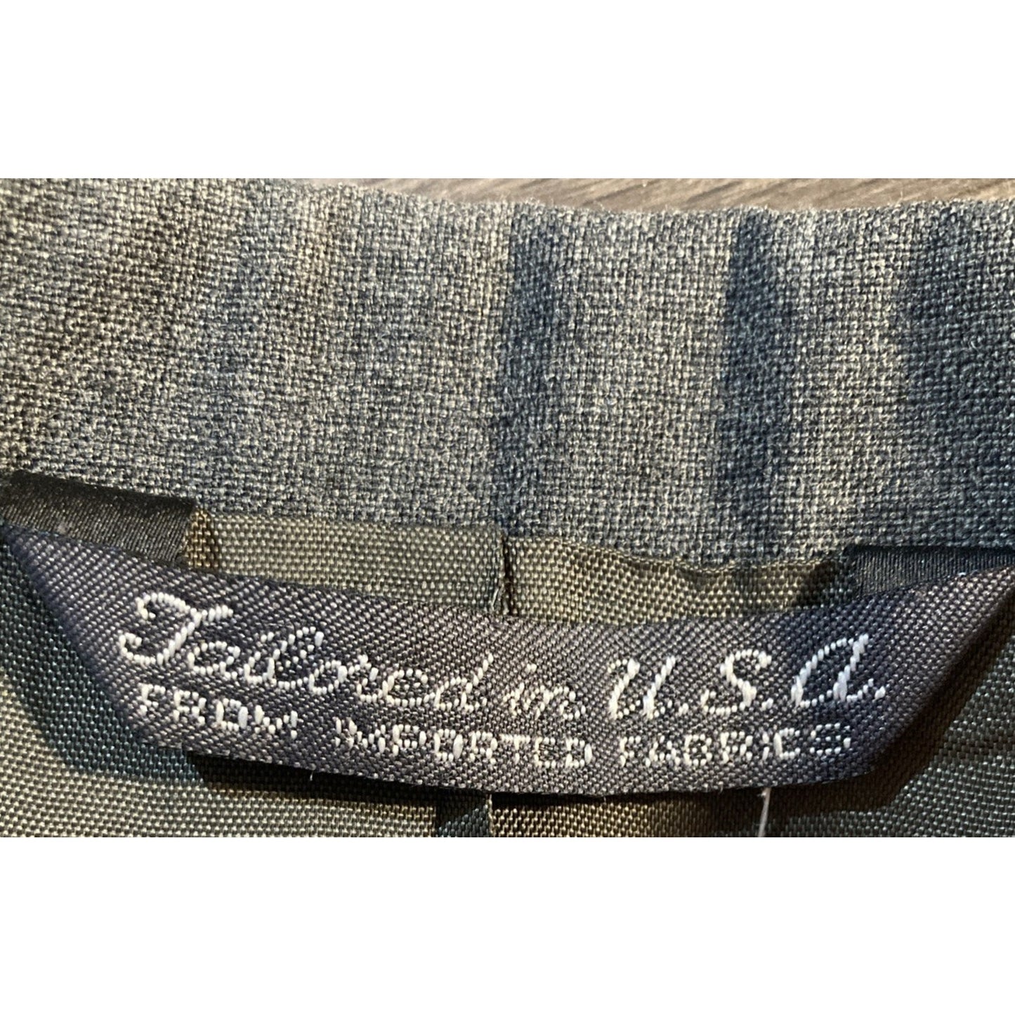 Vintage Academia Oakton Ltd Mens Gray Blazer Jacket Wool Blend Sport Coat