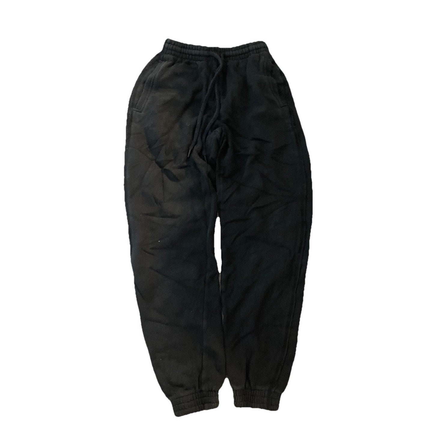 Aerie Fleece Jogger Sweatpants Women's Size XS Black Pants Comfort With Pockets