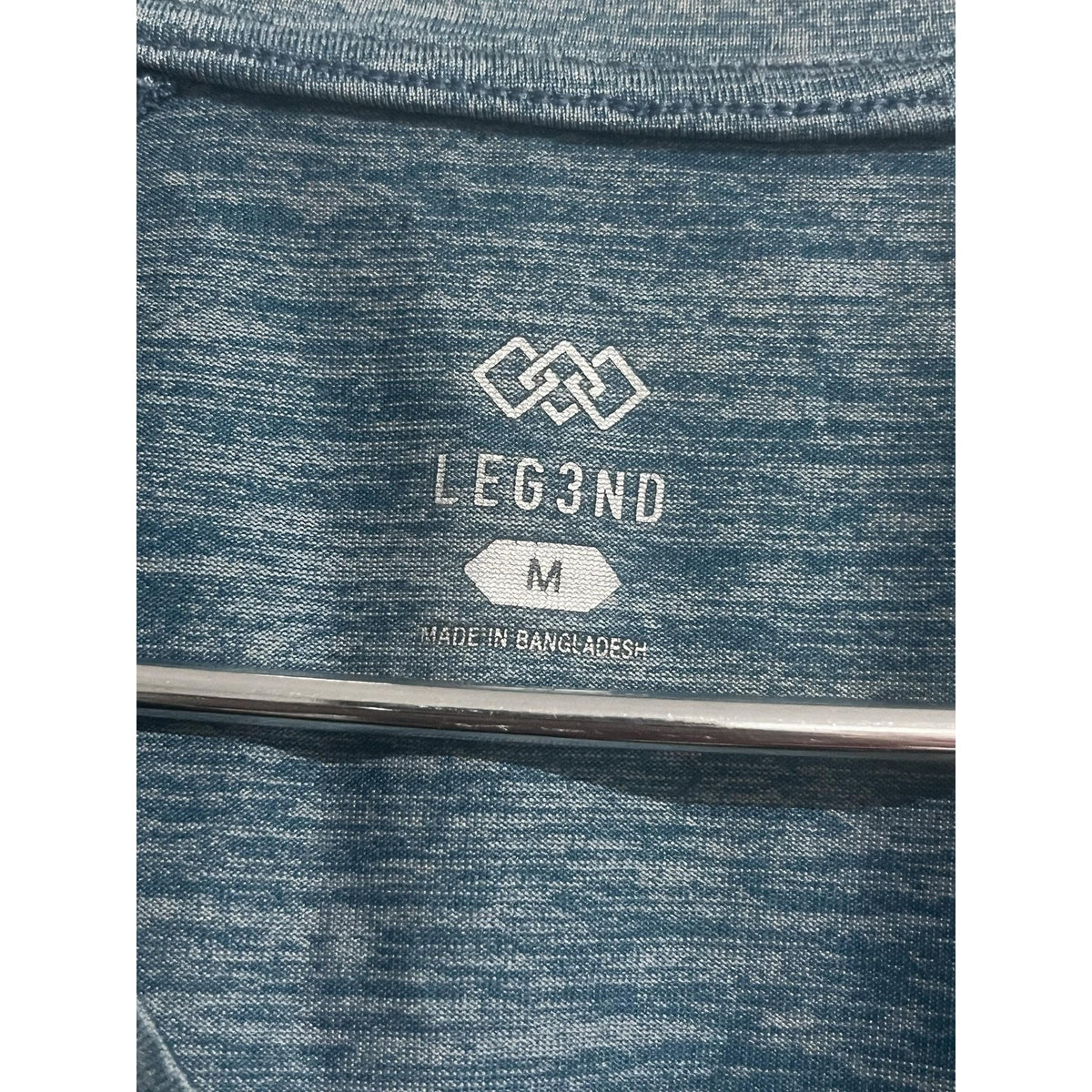 LEG3ND T-Shirt Womens M Blue Jersey Tagless Moisture Wicking Breathable