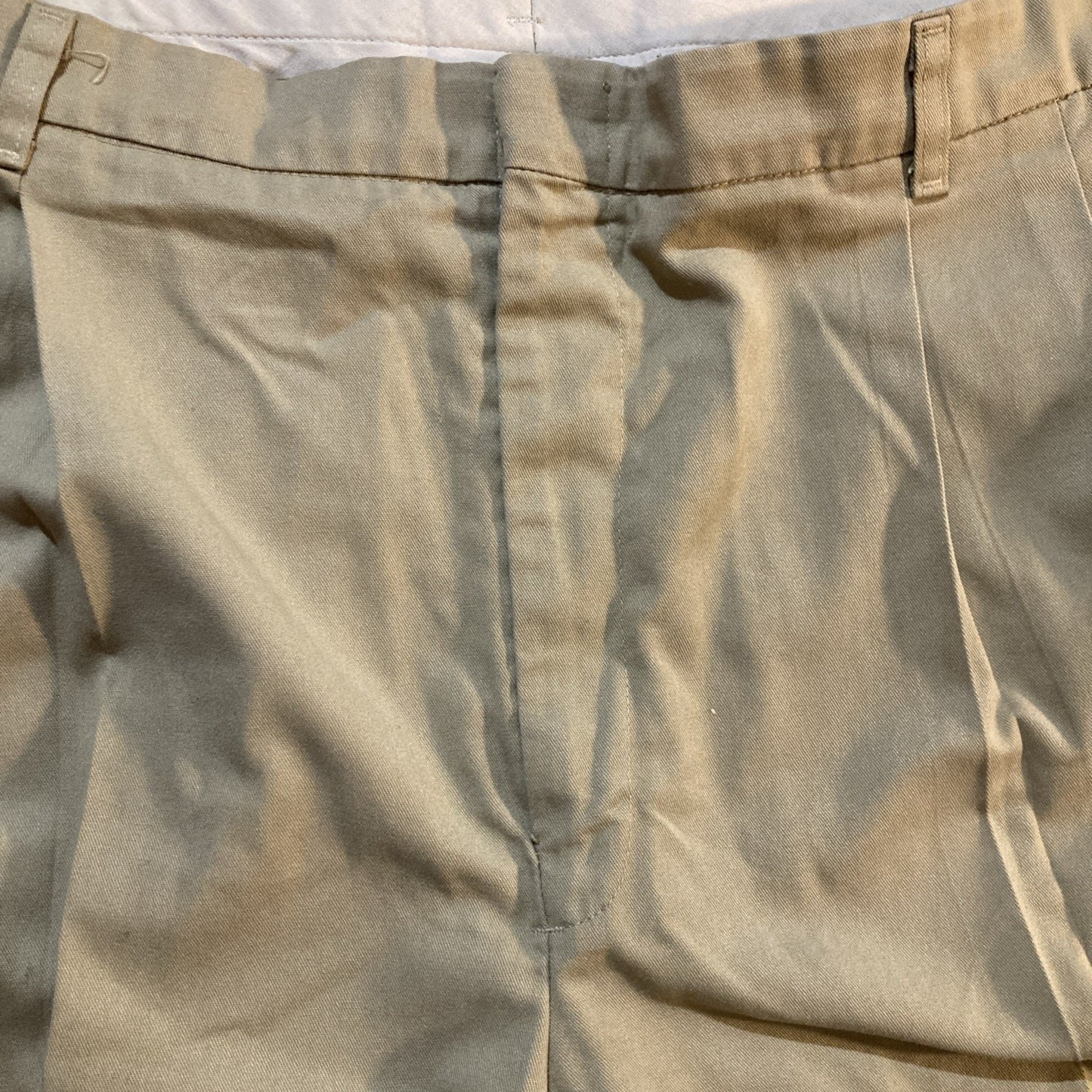 Grandpacore Workleisure Highland By Red Kap Pants 44 Beige Inseam Pleated VTG