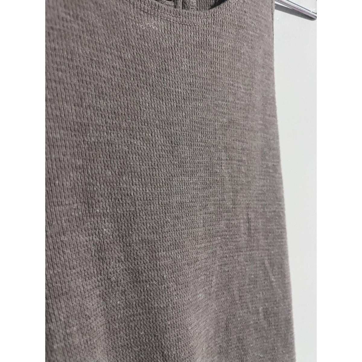 FOREVER 21 Dress Womens L Gray Tank Dress Short Strappy Round Neck Casual