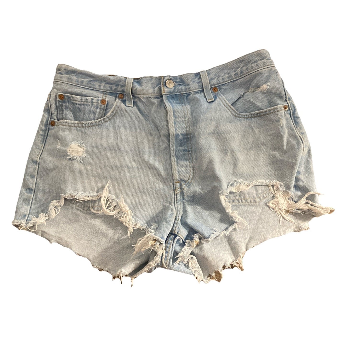 Levi's Women's 501 Original High-Rise Jean Shorts Size 33W