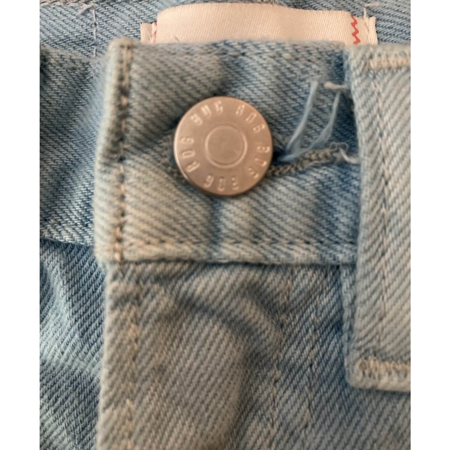 BDG Brand Light Wash Blue Cuffed Denim Short Size 25 Hammies Style Short
