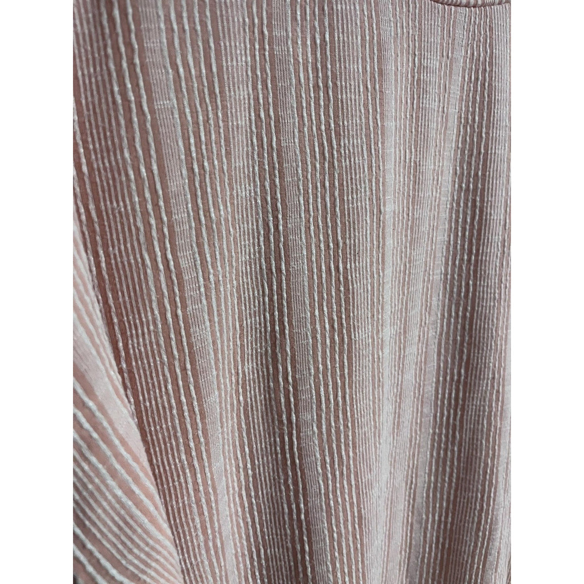 French Laundry T-Shirt Womens 3X Pink Tunic Oversized Striped Lightweight Casual