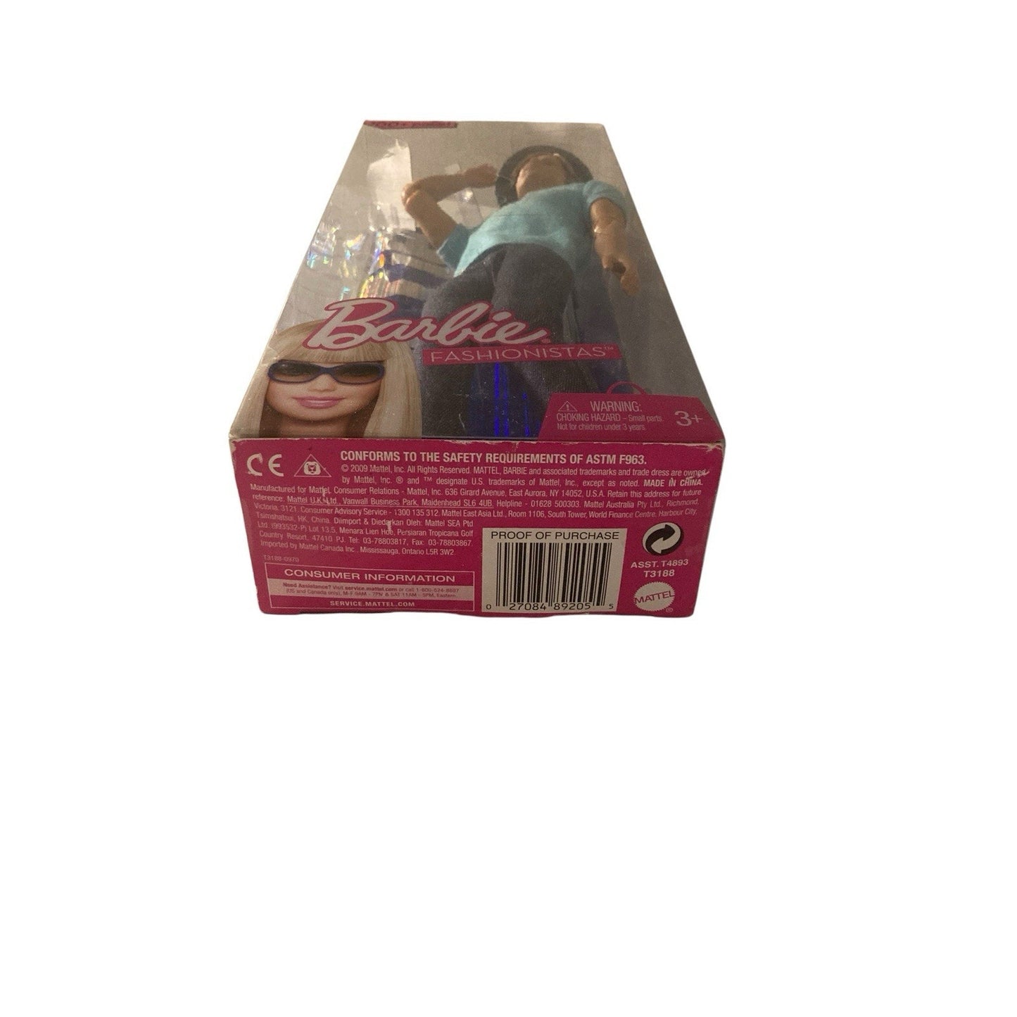 Barbie Fashionistas Ken #T3188 Mattel 2009 100+ Poses