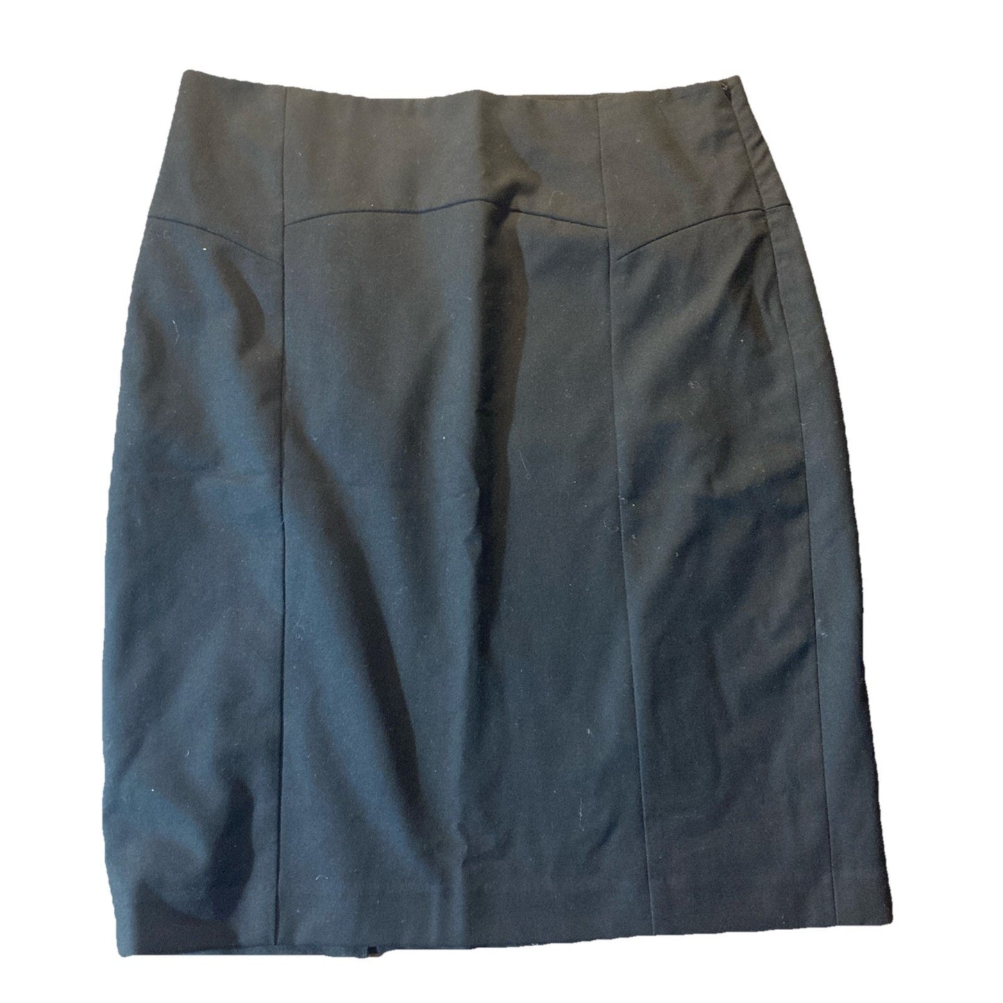 Y2K Librarian The Limited Skirt Size 2 Black Knee Length Pencil Lined Slit