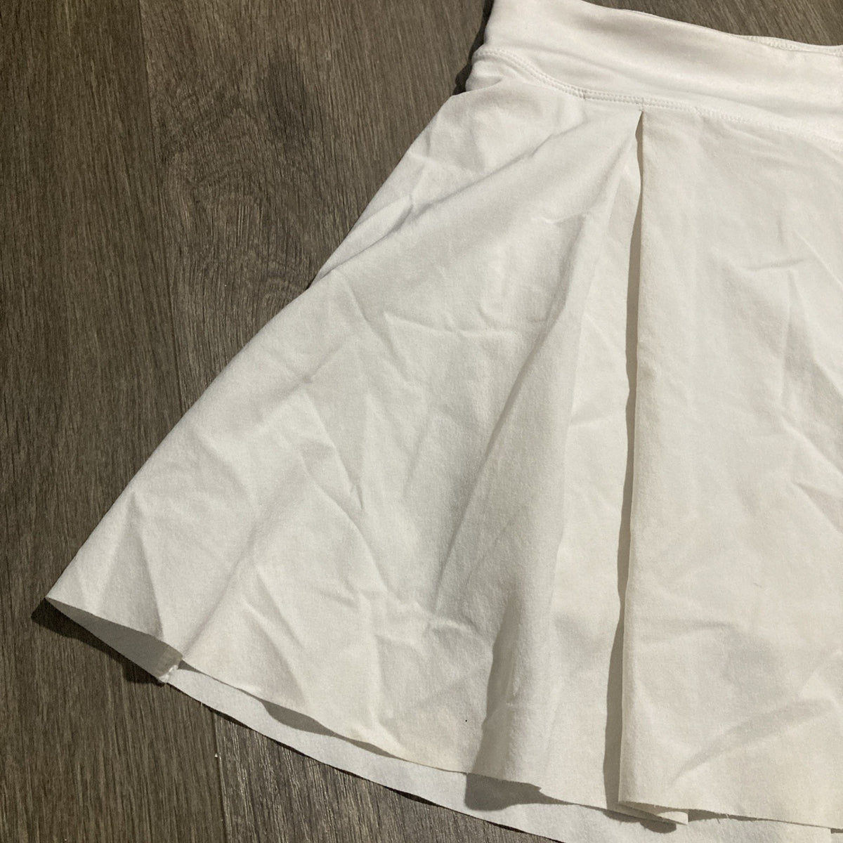 Nike Women Court Dri-FIT Club Flex White Pleated Tennis Skirt Skort Size Medium