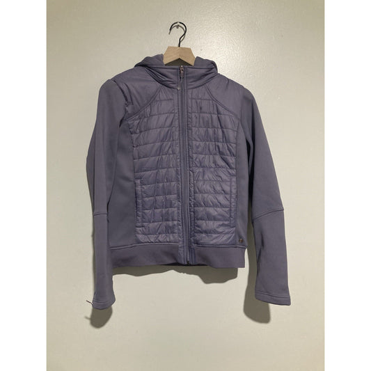 Calia Carrie Underwood Gray Moto Hybrid Jacket Womens Medium Quilted