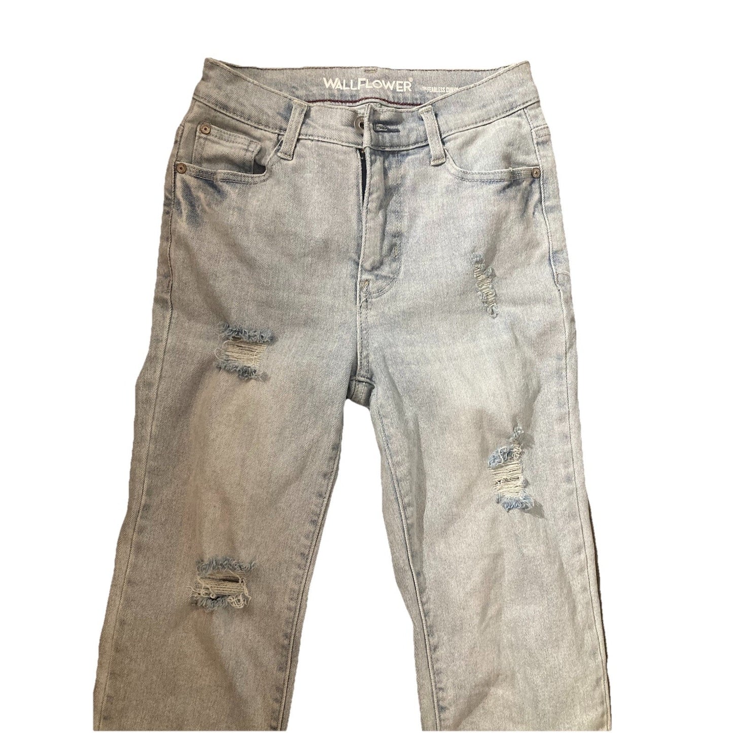 Wallflower Denim The Fearless Curvy Women’s Super High Rise Size 1 White Wash