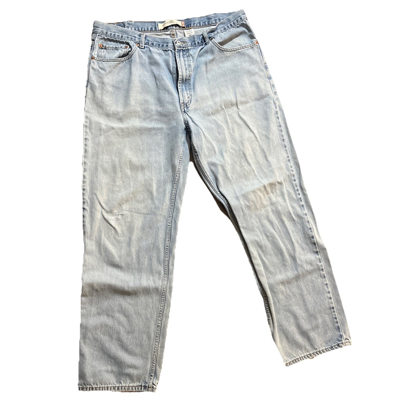 Levi’s 550 Relaxed Fit Jeans Men’s 42/34 Light Denim thrashed