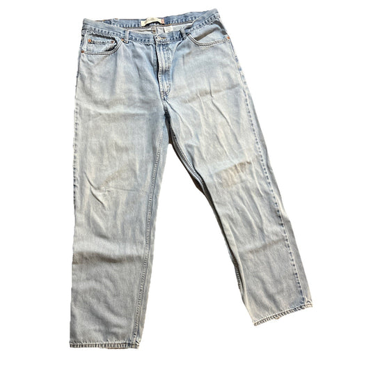 Levi’s 550 Relaxed Fit Jeans Men’s 42/34 Light Denim thrashed