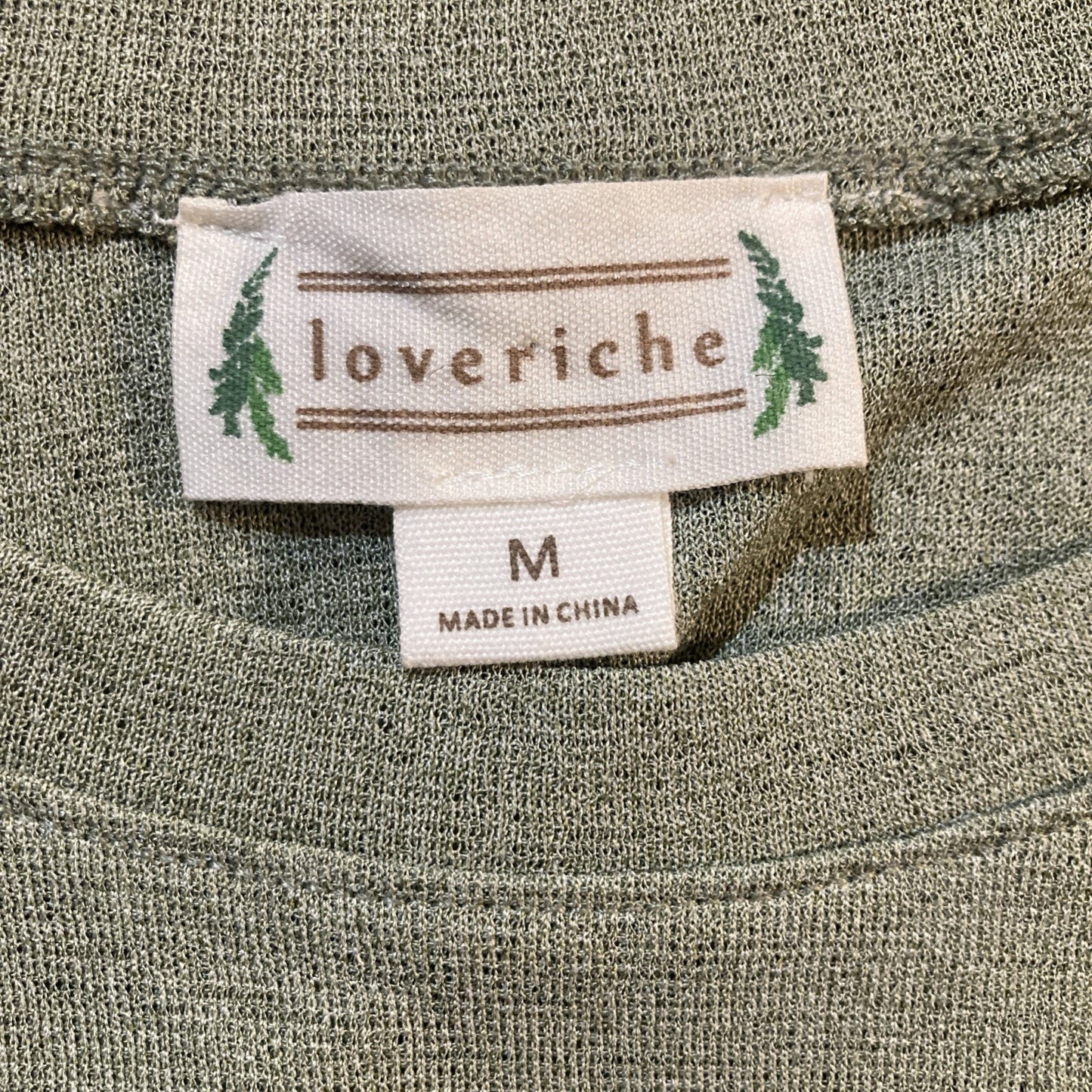 Love Riche Olive Green Ruched Side Tie Sleeveless Mini Dress Size Medium
