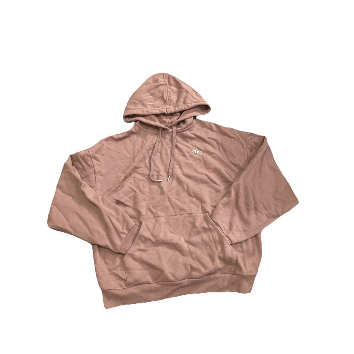 AIo Yoga Accolade Hoodie Womens Lounge Street Pullover Smoky Quartz See DESC.