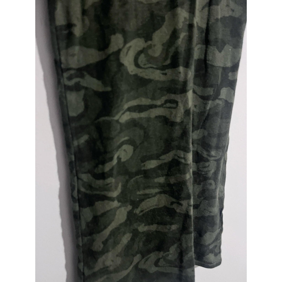 Merona Dress Womens XS Green Camouflage Tank Dress Short Scoop Neck Jersey