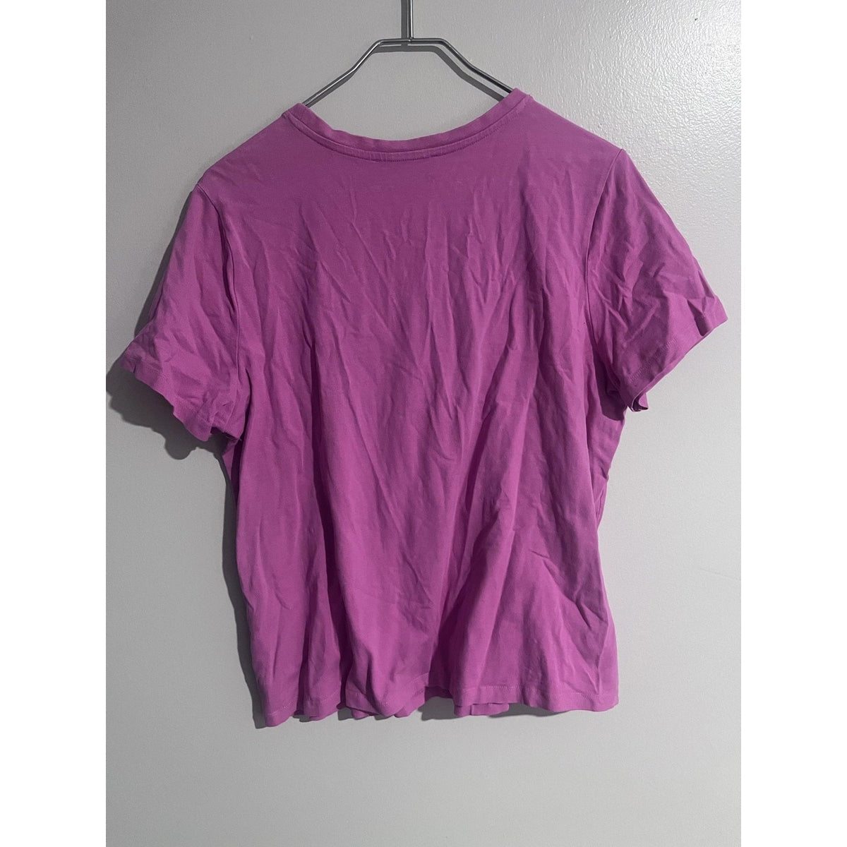 FOREVER 21 T-Shirt Womens 0X Pink Embroidered California Crew Neck Cotton