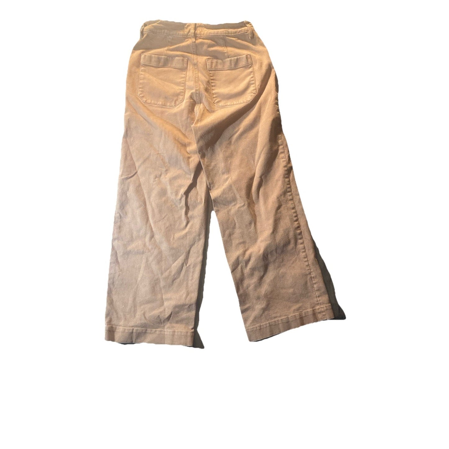Loft Made and Loved Women's Jeans Light Brown High Waist Curvy Wide Leg 25/0
