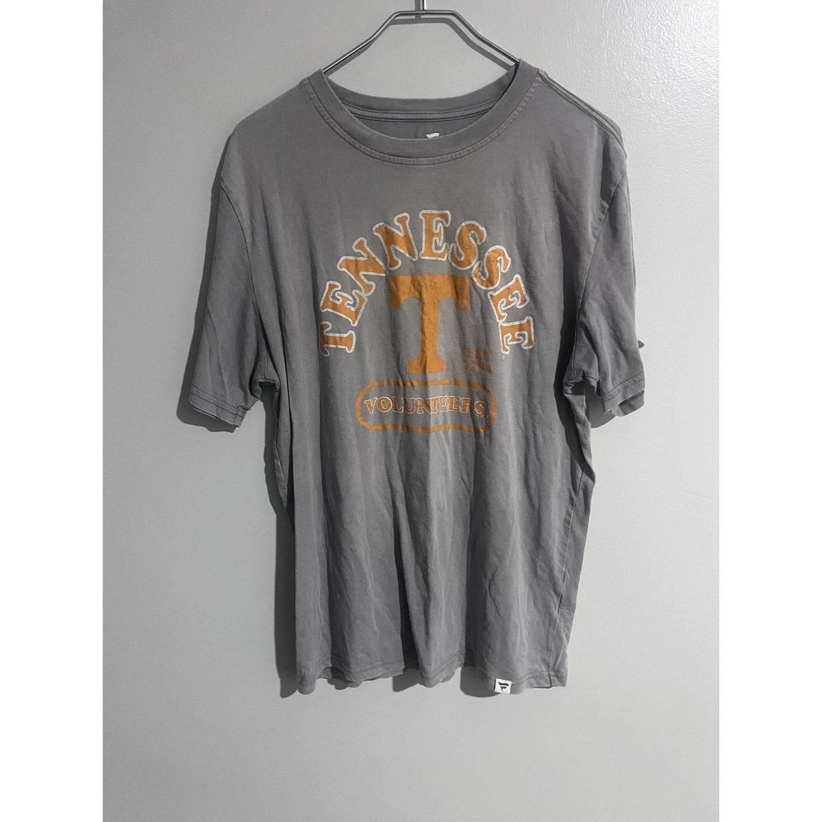 Tennessee Volunteers Shirt Mens Large Gray NCAA Football Crewneck Fanatics