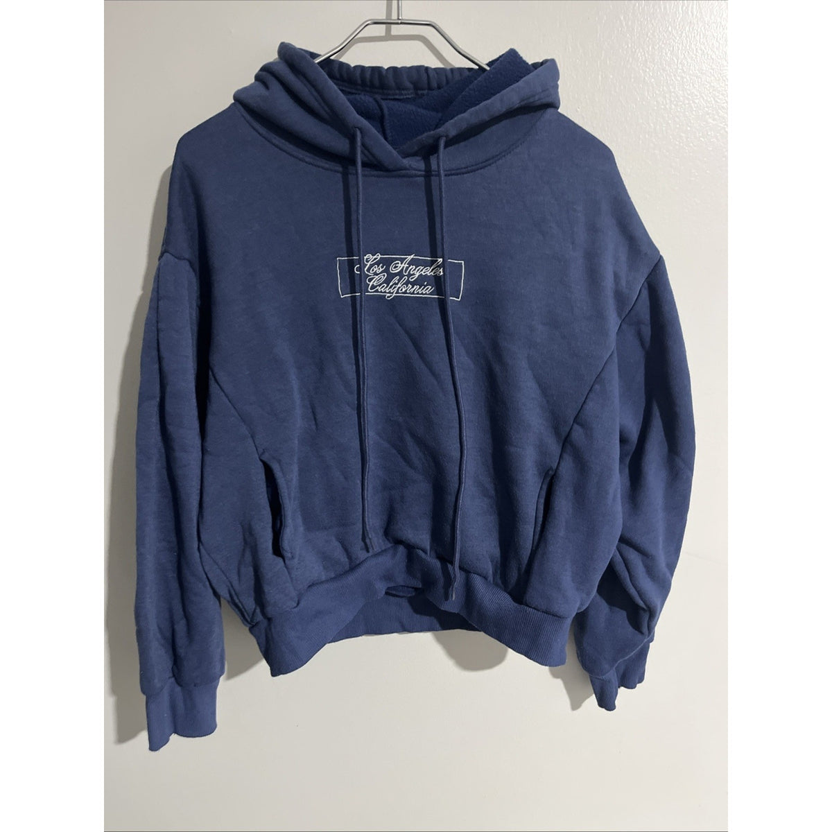 SWS Athletics Blue Los Angeles California Preppy Hoodie Women’s Small 1990 Logo