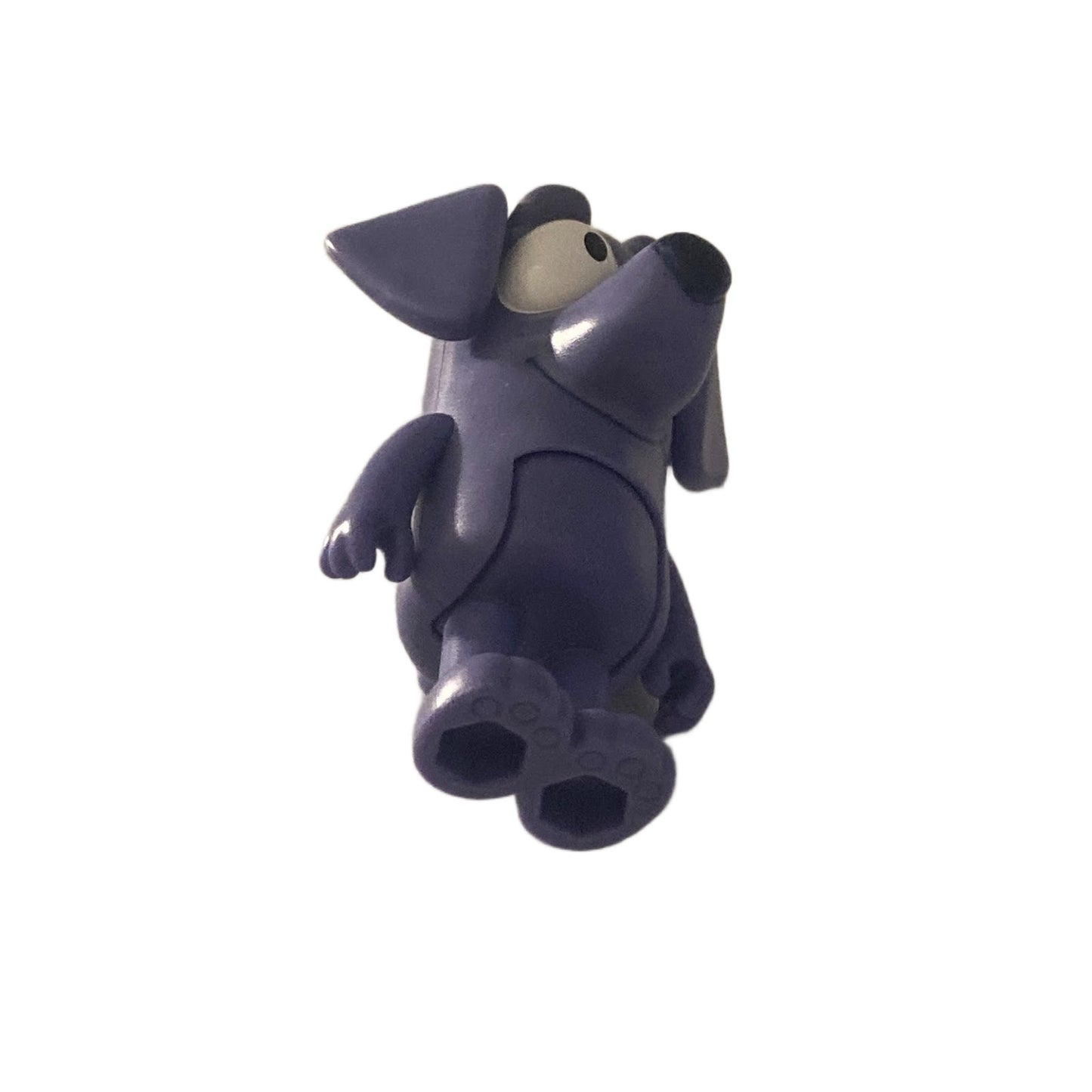 Bluey JEAN-LUC Purple Dog 2.5" Poseable Action Figure Replacement MINT