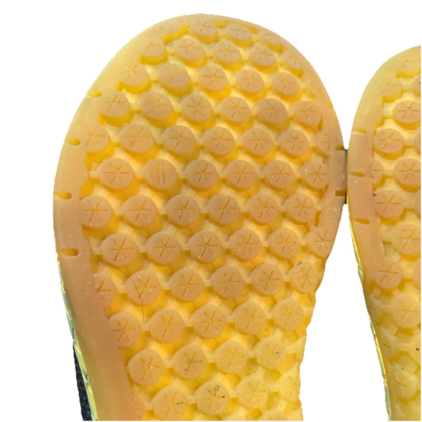 Nobull Gum Trainer Yellow Sole Unisex Gray Sneaker Mens 5 Womens 6.5 Shoe