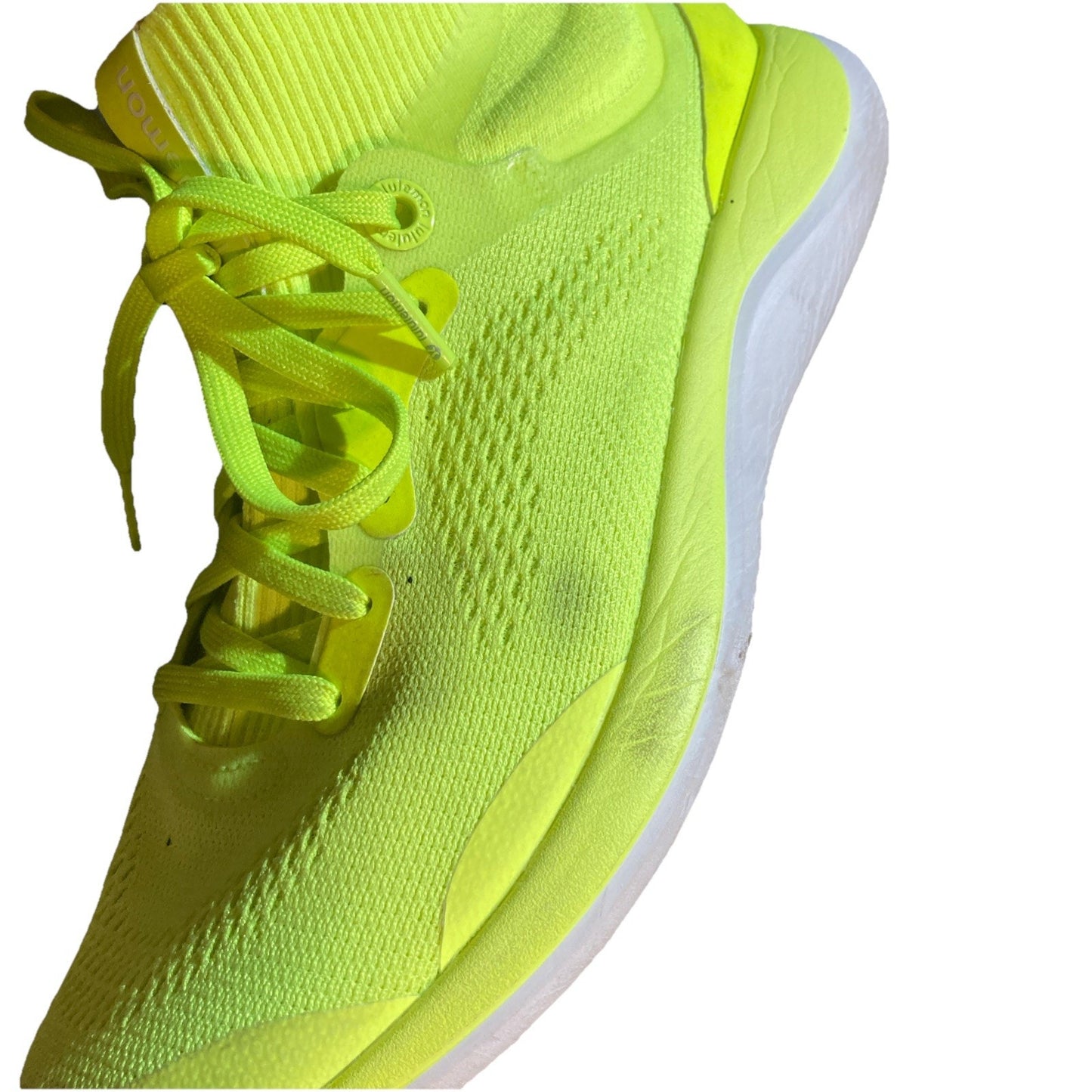 Lululemon Chargefeel Mid Workout Athletic Shoe Yellow Size 7 Woman’s Used