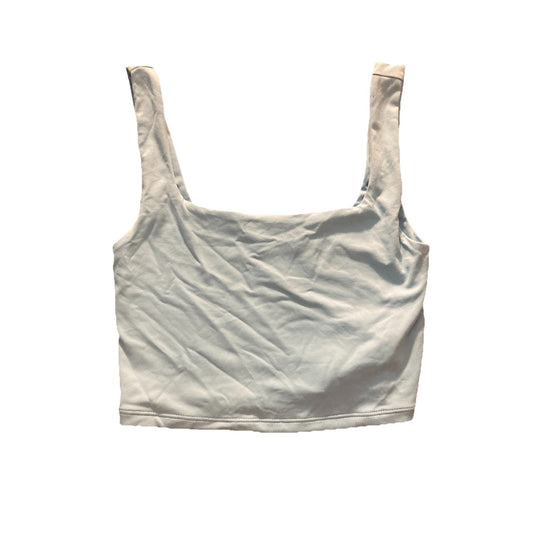 Butter Soft Forever 21 Knit Cropped Tank Top Light Blue Scoop Neck Wide Strap M