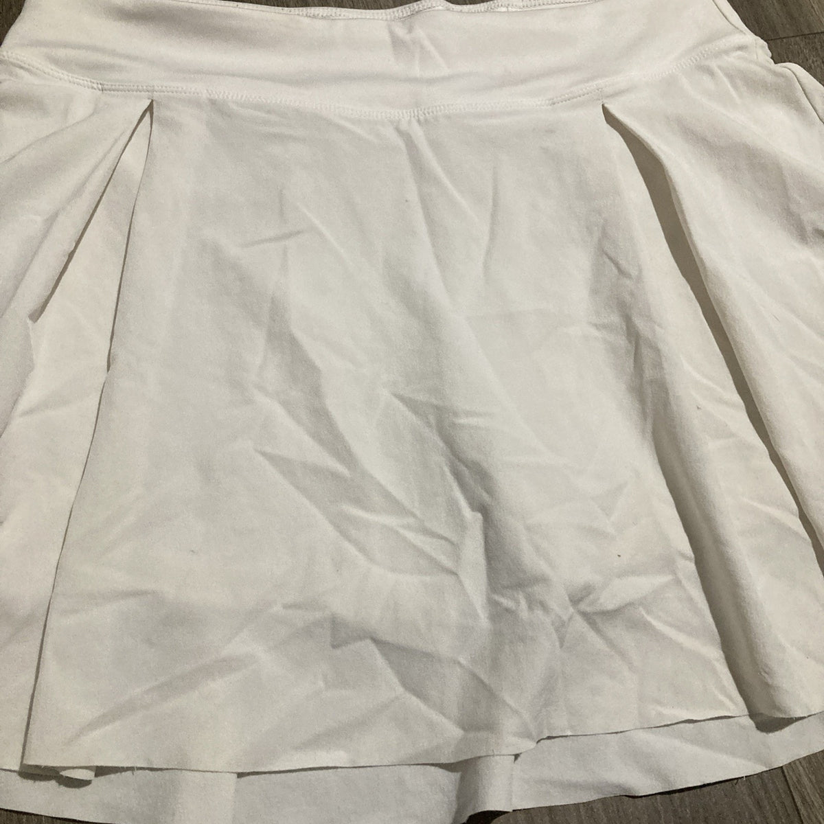 Nike Women Court Dri-FIT Club Flex White Pleated Tennis Skirt Skort Size Medium