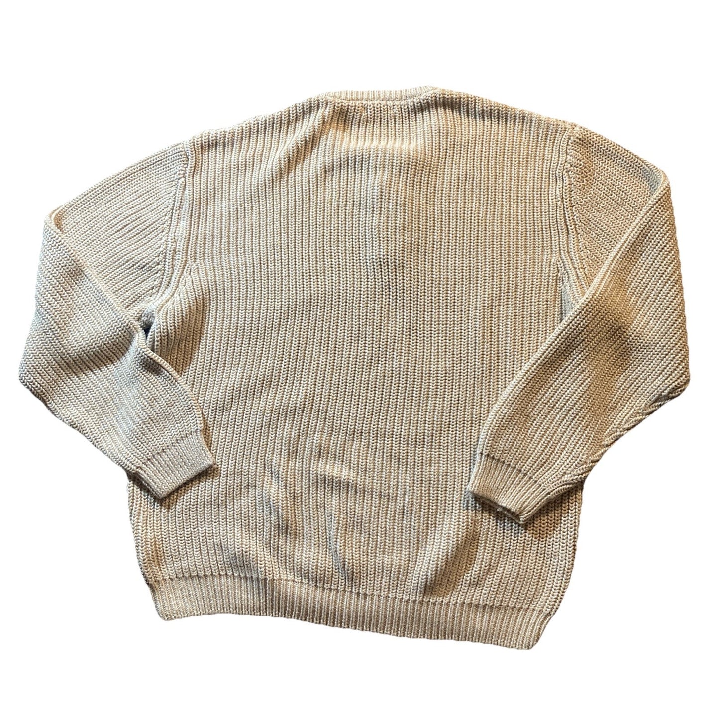 VTG Knightsbridge Sweater Mens Large Chunky Pullover Knit Fisherman Cable Knit