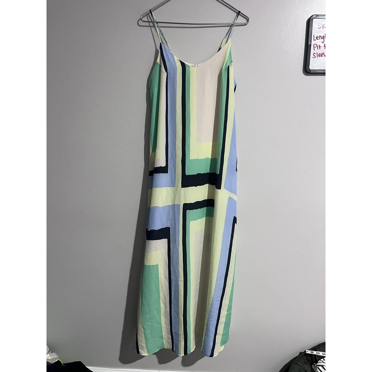 Charlie Jade Dress Womens S Multicolor Strappy Maxi Slip Dress Lined Chiffon