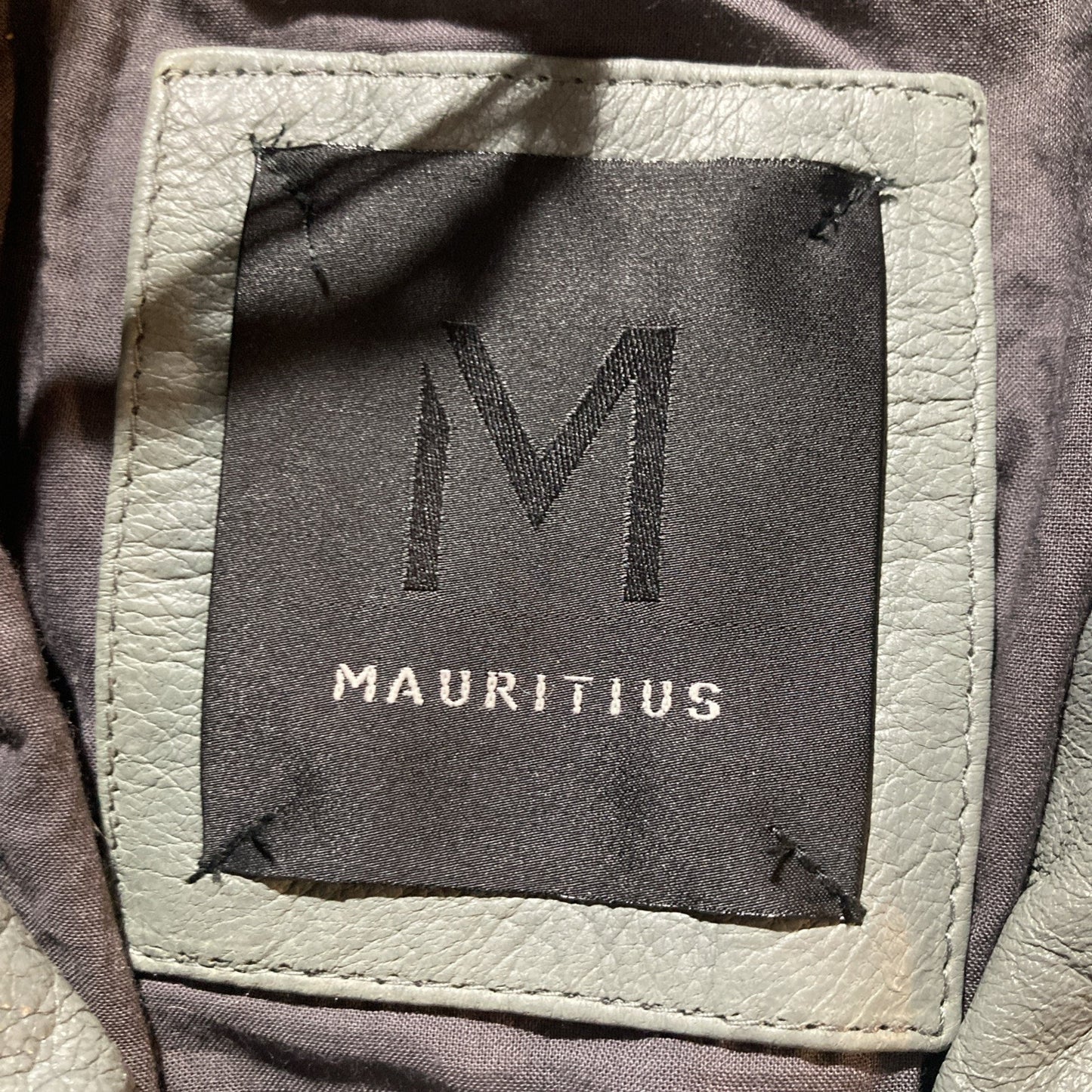 MAURITIUS NWT Sofia Leather Moto Jacket Ombré Gray Women’s Small Size 6