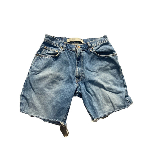 Arizona Cutoff Shorts Jorts Mens Womens Jean Shorts Size 32 5 Denim Fringe